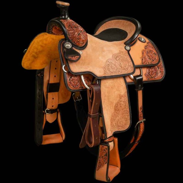 Spot Tooled Roper Saddle